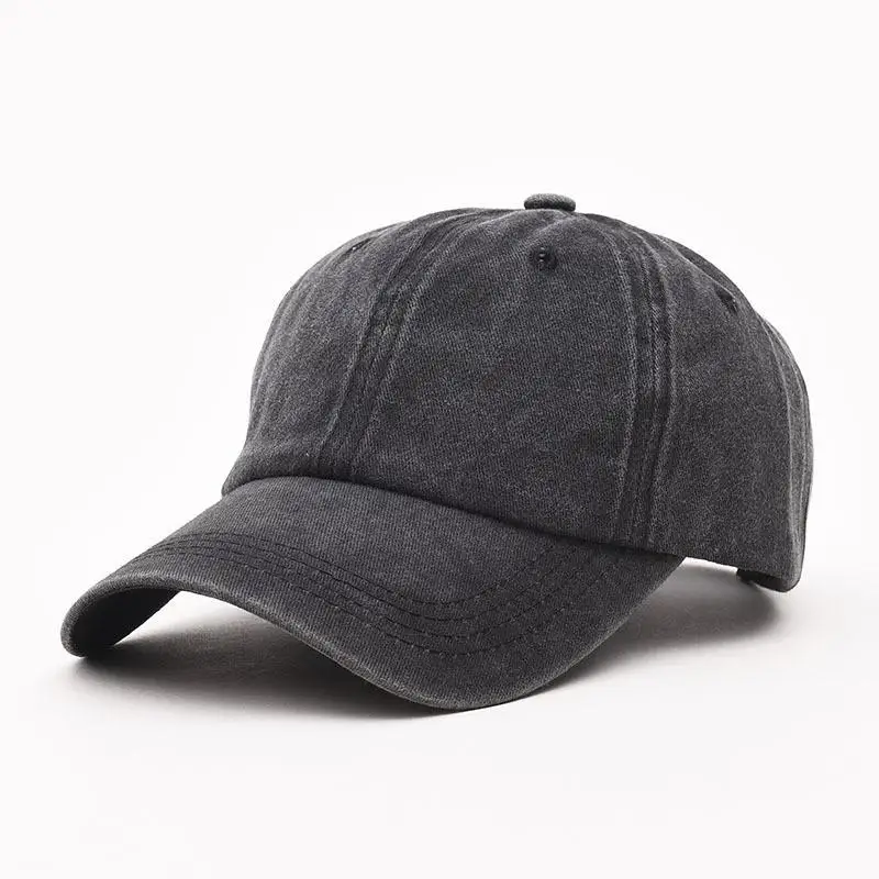 Children's Baseball Cap Personalized Retro Washed Vintage Duck Tongue Cap Customized Logo Adjustable Children's Hat 100% Cotton