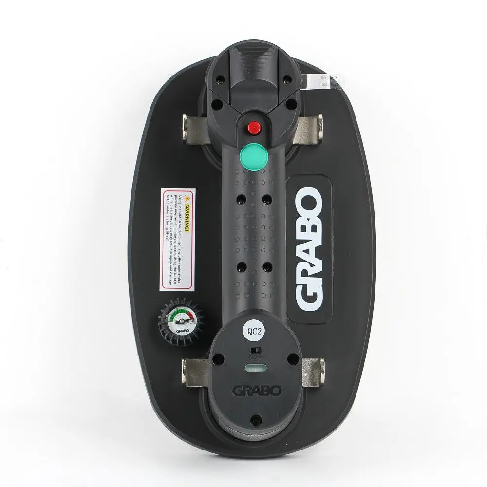 Raizi GRABO Elektrischer Vakuum-Saugnapf für Granit, Glas, Fliesen, Holz, trocken, Wand, schwere Platte, bewegliche Werkzeuge, Heben, tragbarer Heber