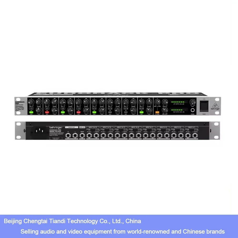 خلاط Behringer RX1602 احترافي متعدد الأغراض ذو 16 مدخلًا ومنخفض الضوضاء للغاية