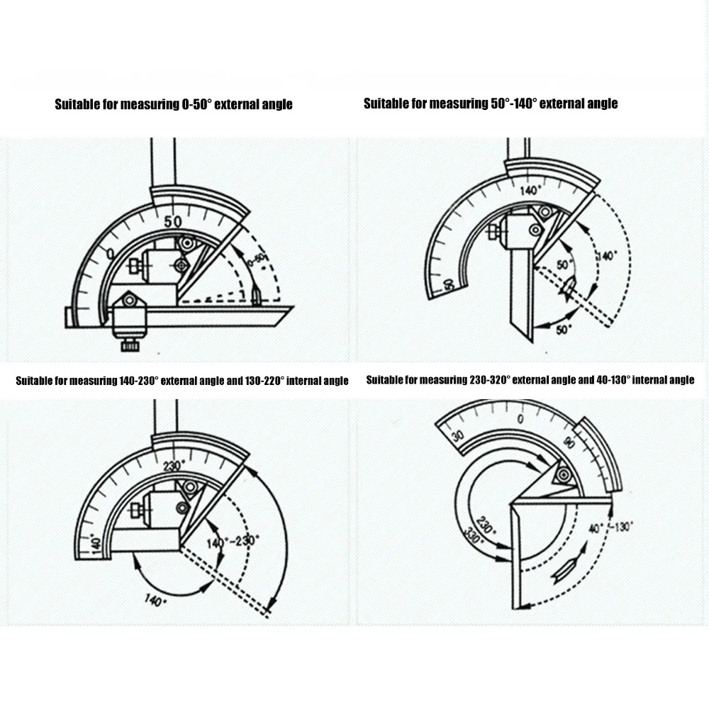 high-carbon-steel-vernier-bevel-protractor-320°-accuracy-002-woodworking-measuring-ruler-silver-with-storage-box