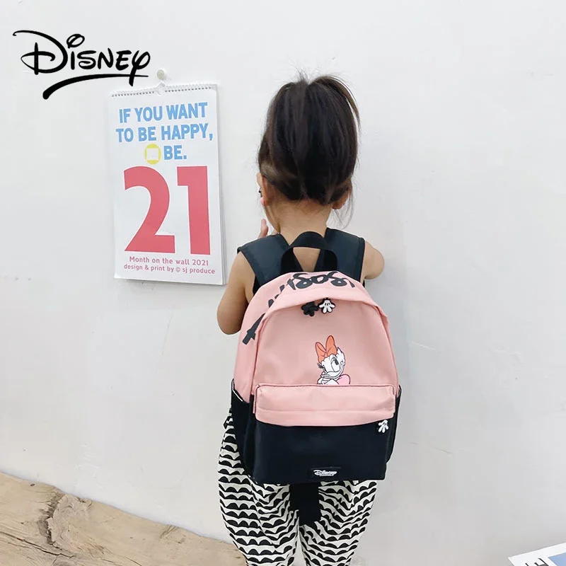 Sac à Dos d'École Disney Minnie Cartoon pour Enfant, Mini Cartable pour Fille et Maternelle