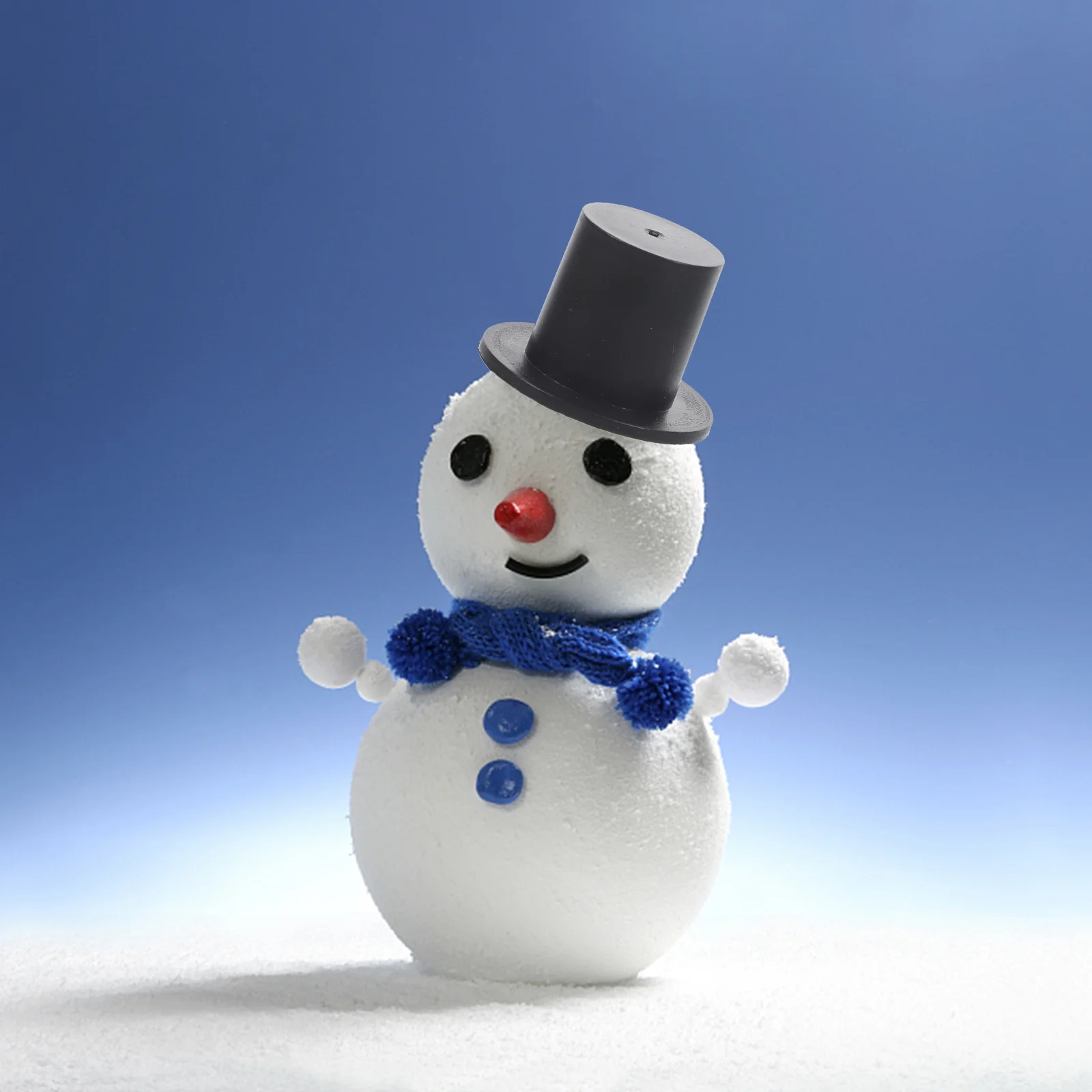 

50 Pcs Plastic Clown Hat Mini Snowman Accessories Handcraft Hats Wear-resistant Miniature Top