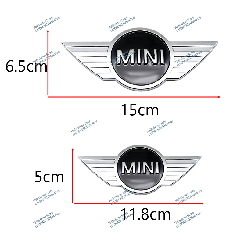 Car Front Hood Cover Sticker Rear Tail Emblem Decal Accessories For Mini Cooper F55 F56 F57 F60 R55 R56 R50 R52 R53 R61 F54 JCW