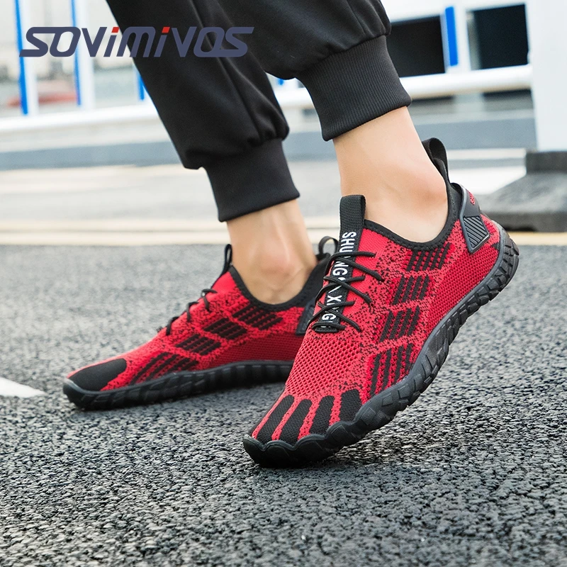 Water Shoes for Men Barefoot Beach Shoes Breathable Sport Shoes Quick Dry River Whtie Sea Aqua Sneakers Soft Beach Sneakers