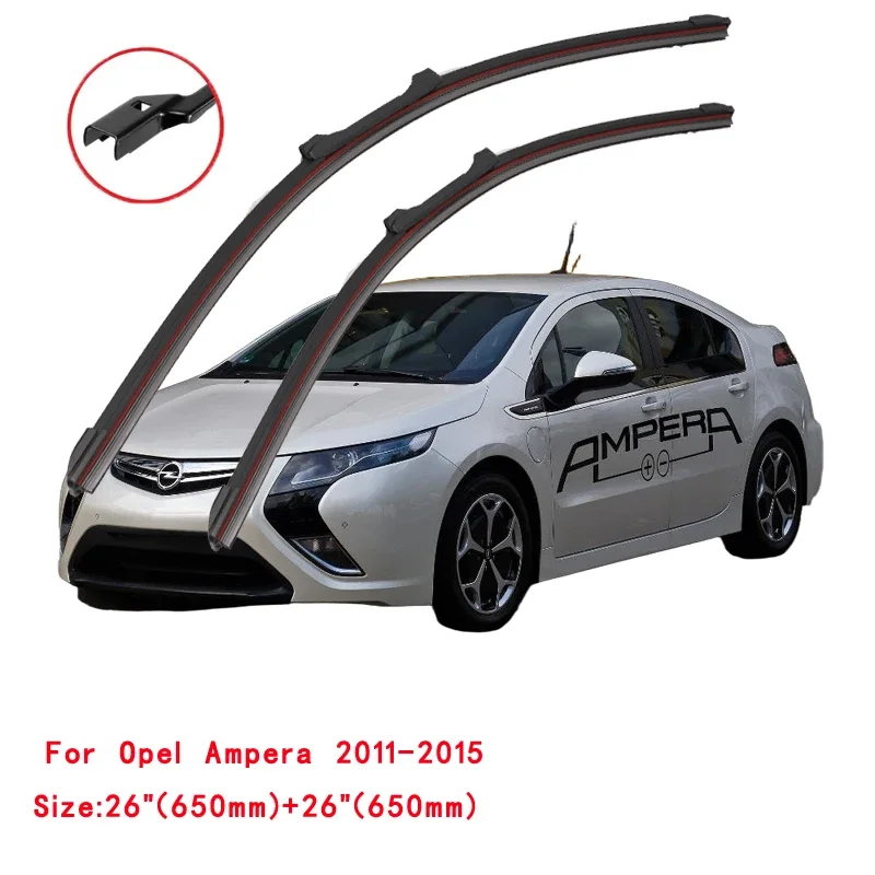 

Для Opel Vauxhall Ampera EV 2011-2015: Новые щетки стеклоочистителя лобового стекла, аксессуары для омывателя, запасные части