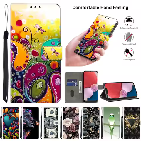 3D Magnetic Flip Leather For Samsung Galaxy S24 S23 S22 S21 S30 S20 S10 S10e S9 S8 Ultra Plus Wallet Case Galaxy S20 S21 23 FE