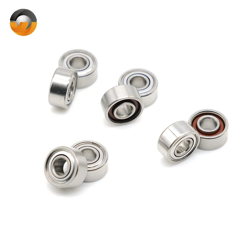 2PCS Dental Handpiece Bearing SR2-5ZZ CB 3.175x7.938x3.571mm Stainless Steel Bearings Planter 50000rpm 1/8