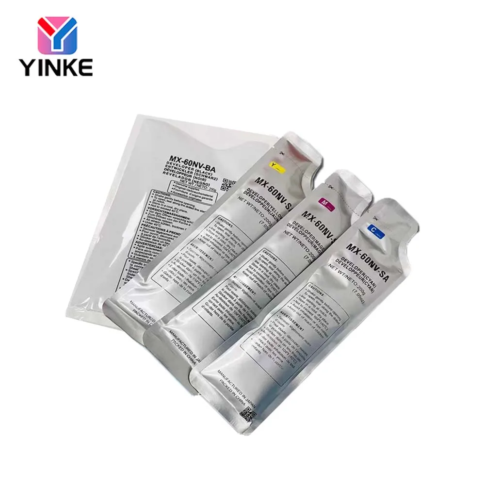 1PCS MX60NV -SA Developer Powder For Sharp MX3081 4081 5081 6081 2621 3121 OEM Quality Compatible MX60 Carrier 1Bag/200g