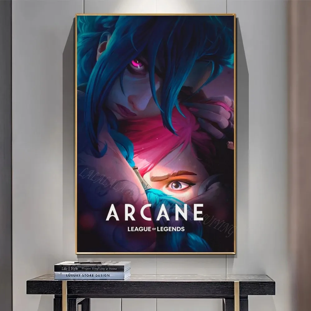 ARCANE Jinx أنيمي المشارك غرفة المعيشة المنزلي غرفة نوم بار مقهى ديكور فني