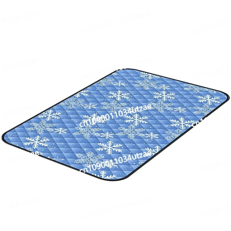 Summer Dog Ice Silk Mat Cooling Non-slip Easy To Clean Pet Mat