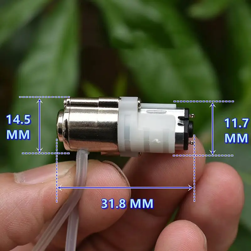 1pc DC 3.7V Ultra Micro Peristaltic Pump Squeezing Dosing Pump Mini 10MM Planetary Gear Metering Pump Precision Small Flow Motor