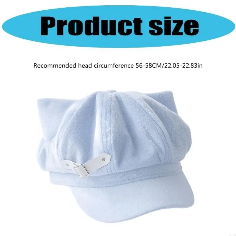 L5YA الجدة قبعة أجرة أنيقة للرجال النساء قبعة الظلام خمر قبعات أجرة للجنسين أغطية الرأس الخريف الشتاء قبعة لارتداء اليومي #6