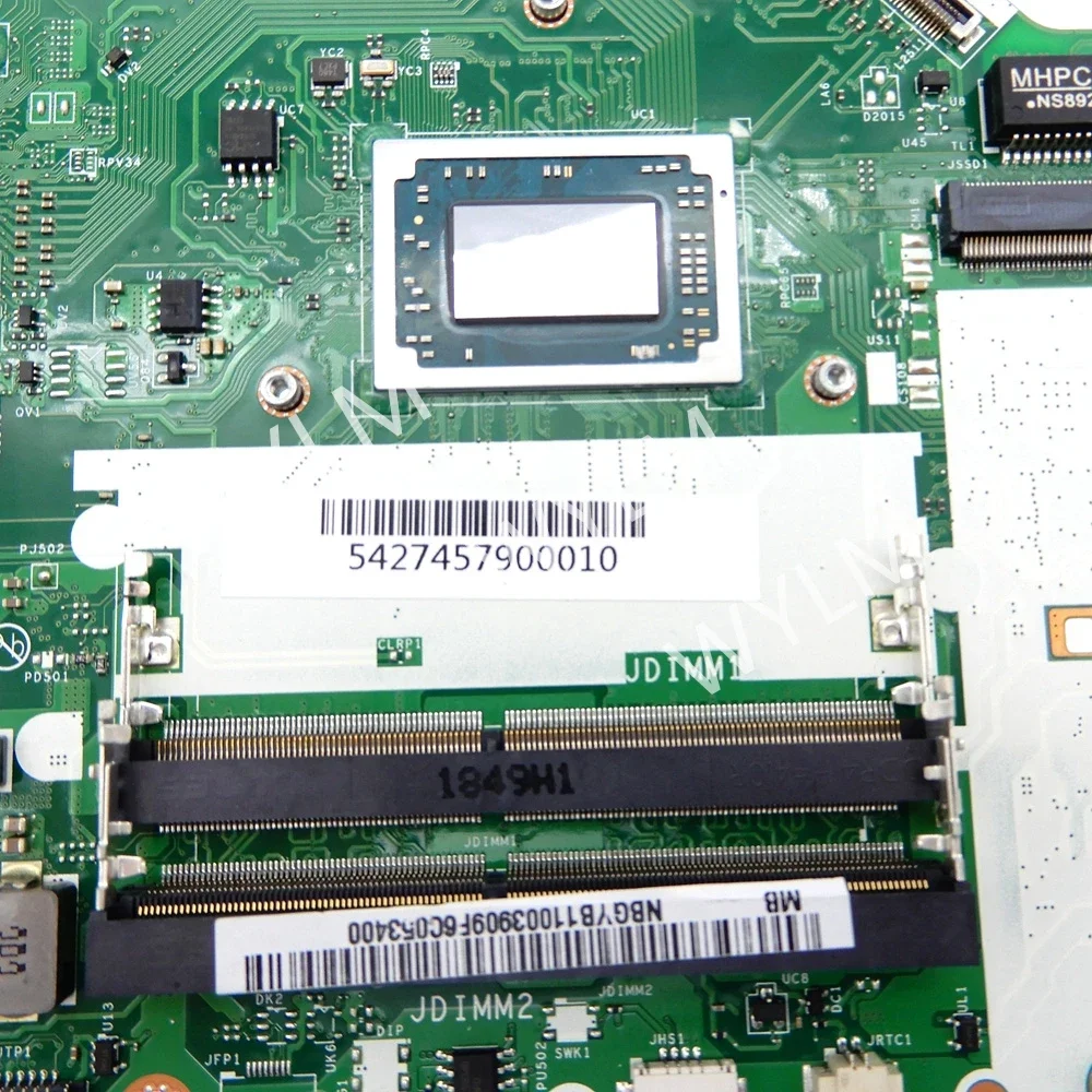 LA-G021P con R3 R5 R7-2th Gen CPU RX530 RX560 GPU placa base para ordenador portátil Acer Aspire A315-41G AN515-42 placa base para portátil