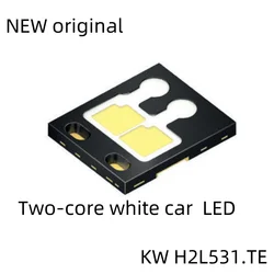 20pcs SMD LED lamp beads KW H2L531 dual-core car light white light 1500mA high power 10W