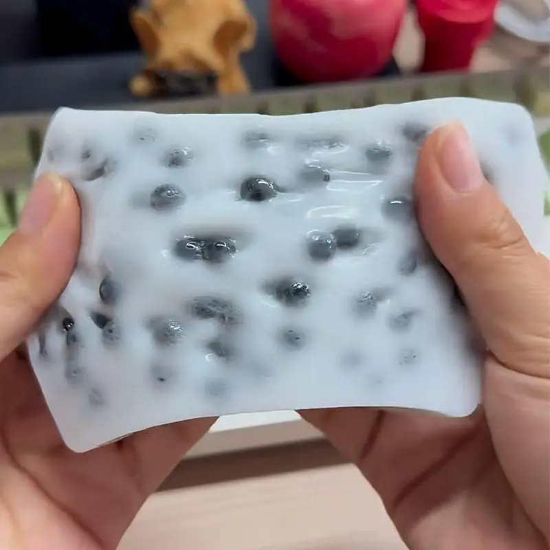 Squishy Tofu Block Squeeze Pimples Decompression Funny Squeeze Pinch Tofu Compulsion Venting Toy Funny Stress Relief Fidget Toys