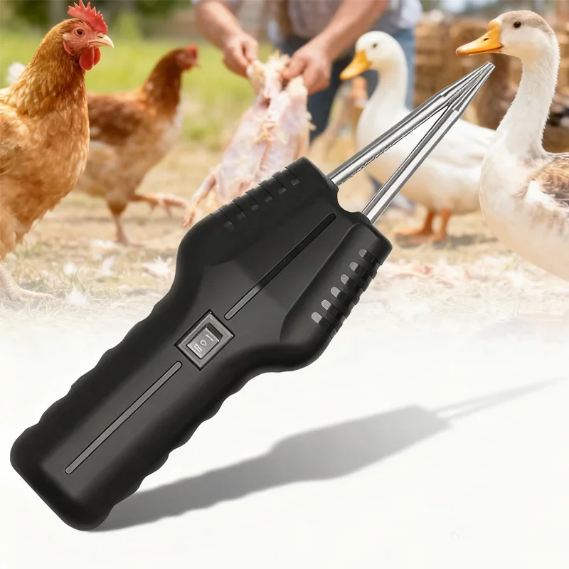 High Power Electric Feather Plucker Handheld Poultry Hair Removal Machine for Chicken Duck Goose Suitable for Farm Processing