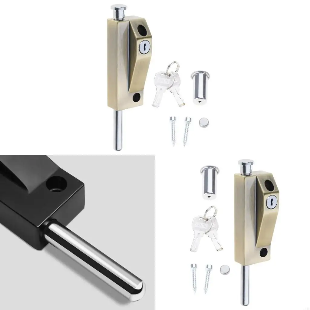 

L9BE утолщенные вертикальные бочонки, защелки, противоугонные стеклянные дверные замки для дома