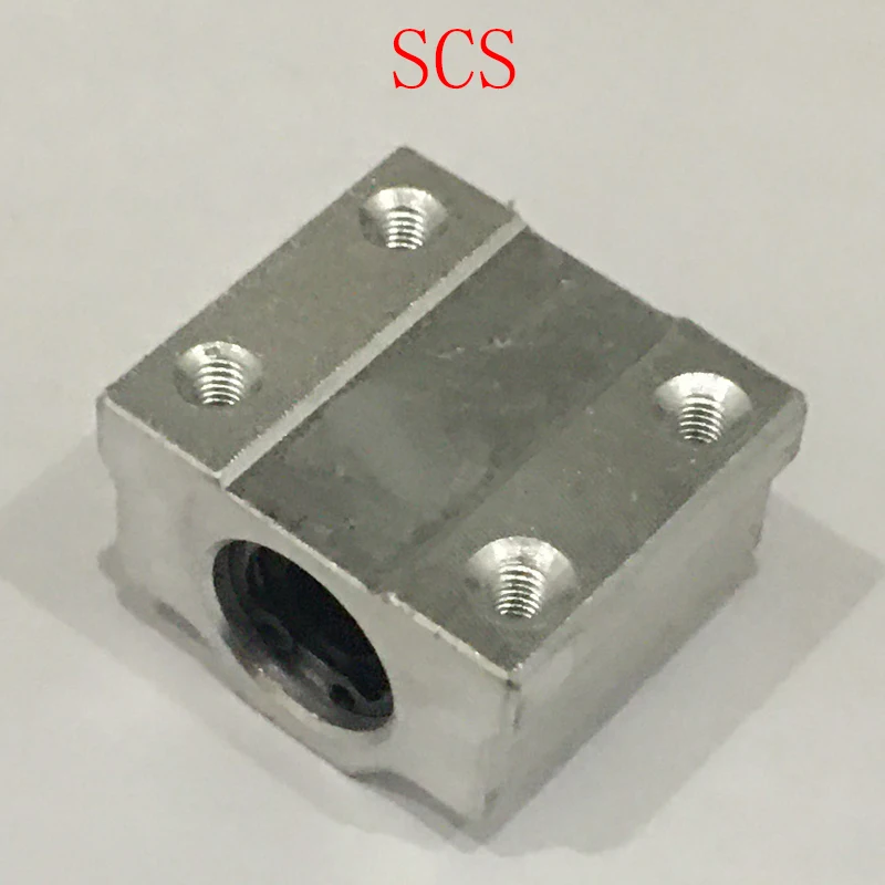 SCS30UU SCS35UU SCS40UU Aluminium Block CNC 3D Printer Shaft Rod Router Unit Bushing Linear Motion Ball Slide Bearing