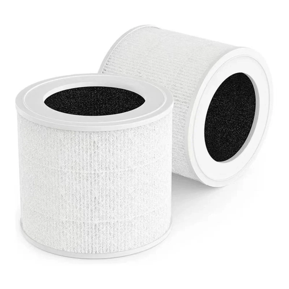 Filtro de repuesto de 2 piezas para LEVOIT Core Mini filtro purificador de aire 3 en 1 carbón activado de alta eficiencia, Core Mini-RF Mini-P