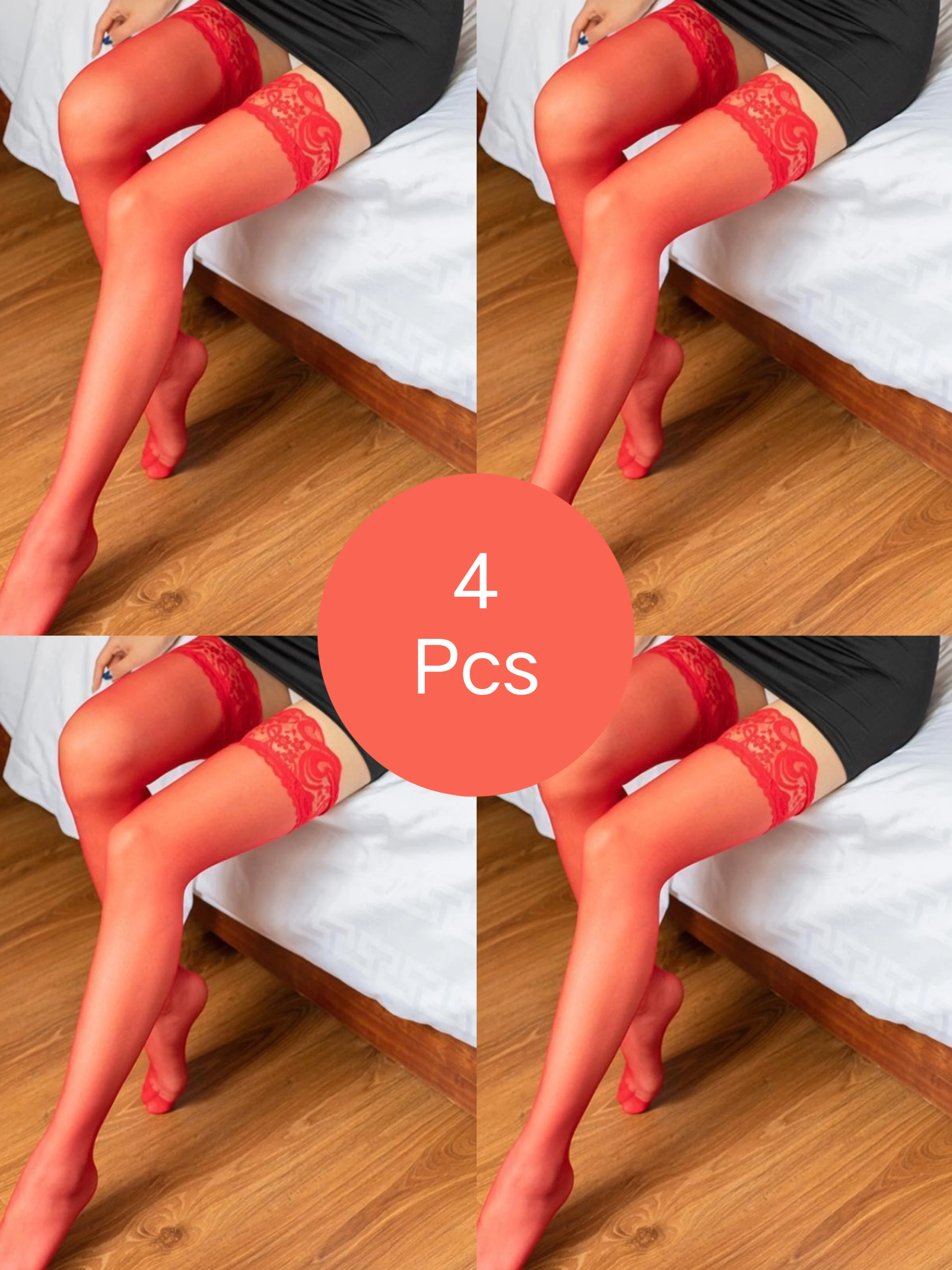 Frauen Blume Transparent Seide Strumpf Weibliche Weiß Sexy Dünne Strumpfwaren Hohe Knie Manschette Strumpfhosen Elastische Mode Hohe Strümpfe – Detail 17