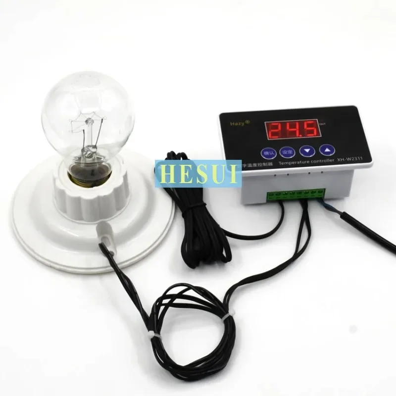 XH-W2311 Embedded digital thermostat cabinet control panel heating and cooling temperature controller switch