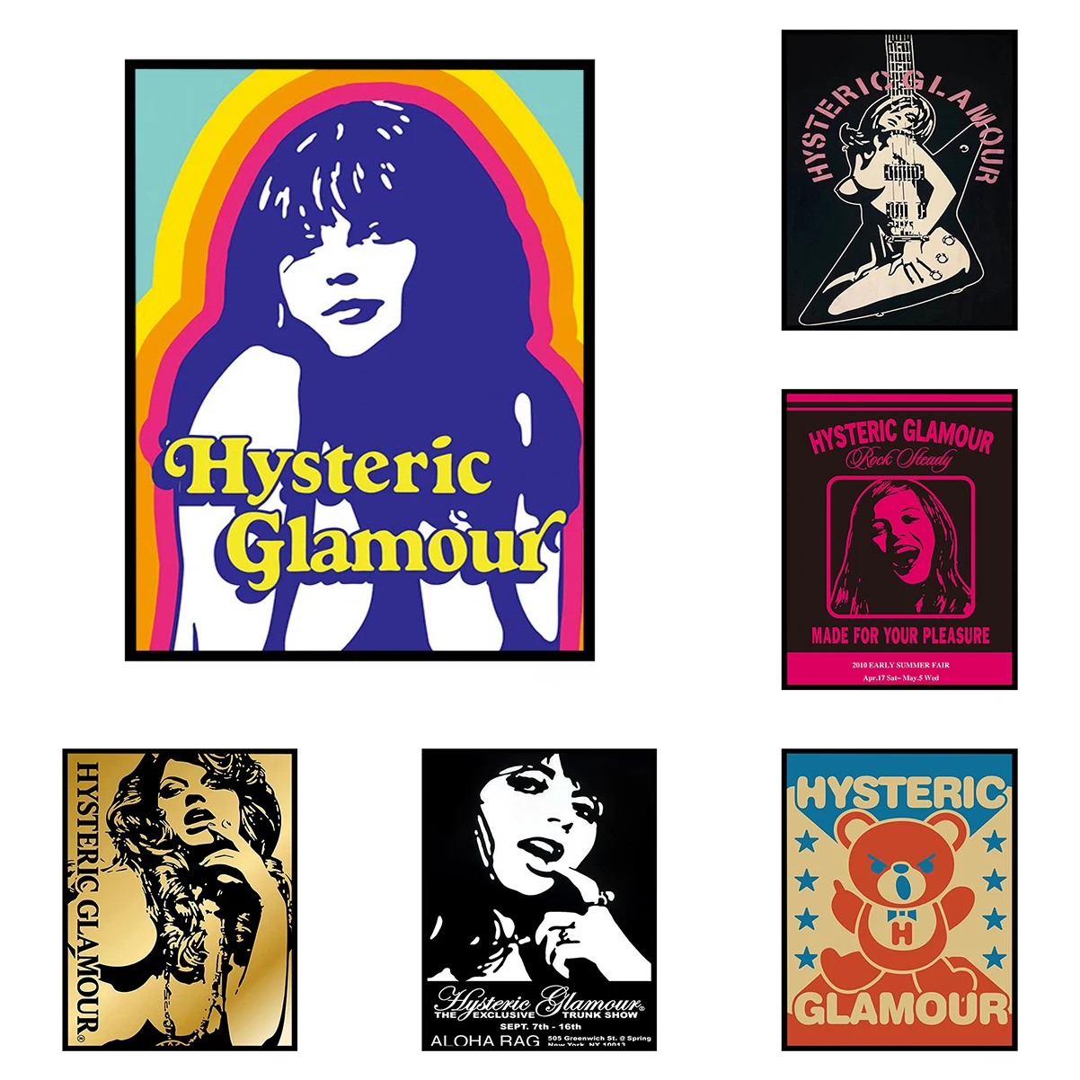 

Hysteric Glamour Girl Poster Wall Posters for Room Decor Man Interior Paintings Home and Decoration Vintage Decorative Picture