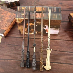 New Harried Metal Iron Core Magic Wand Potters Children Magices Toy Dumbledore Hermione Wands Gift Package Prop Stage Tricks