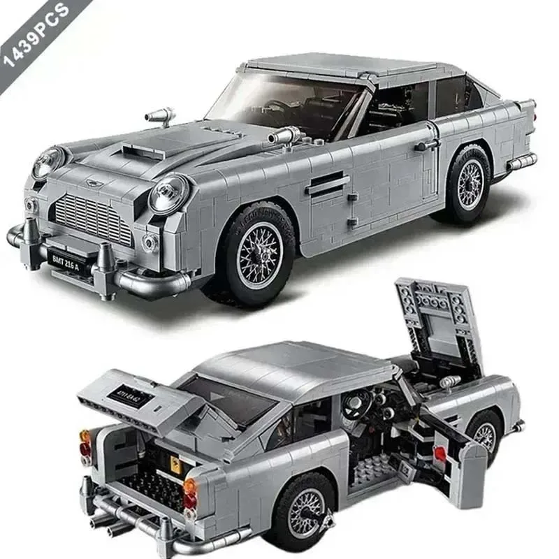 007 James Bond DB5 Classic Car Model Building Blocks Technical 10262 Martined DB Assemble Bricks Toys Gifts For for Adult Boy