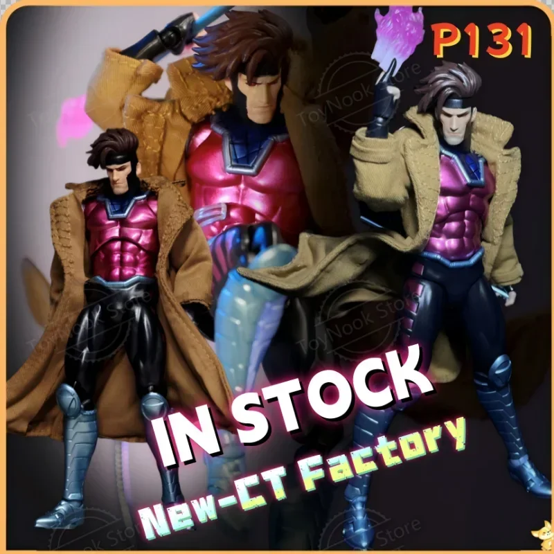 

IN Stock HOT Original Ct Toys Gambit Mafex 131 – X-Men Wolverine SHF Anime Action Figure – Customized Gift for Kids & Collectors