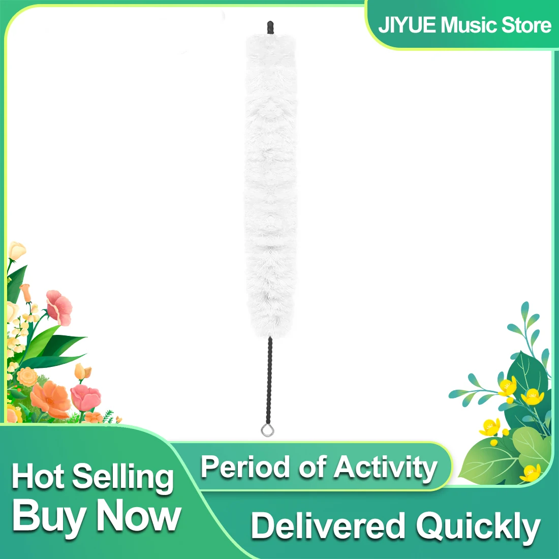 Flute Cleaning Brush Through Strip Tube Inner Chamber Brush Flute Maintenance Care Tools Woodwind Instrument Accessories&Parts