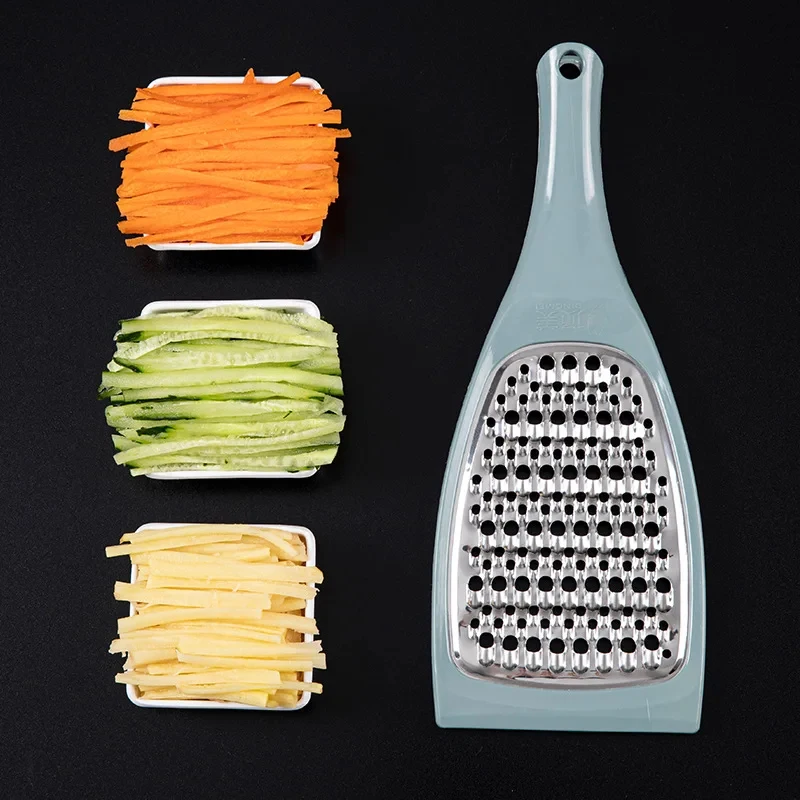 Innovative Stainless Steel Kitchen Scrubber Scraper Multi-Purpose Household Potato Shredder Vegetable Cleaning Peeler Tool view 4