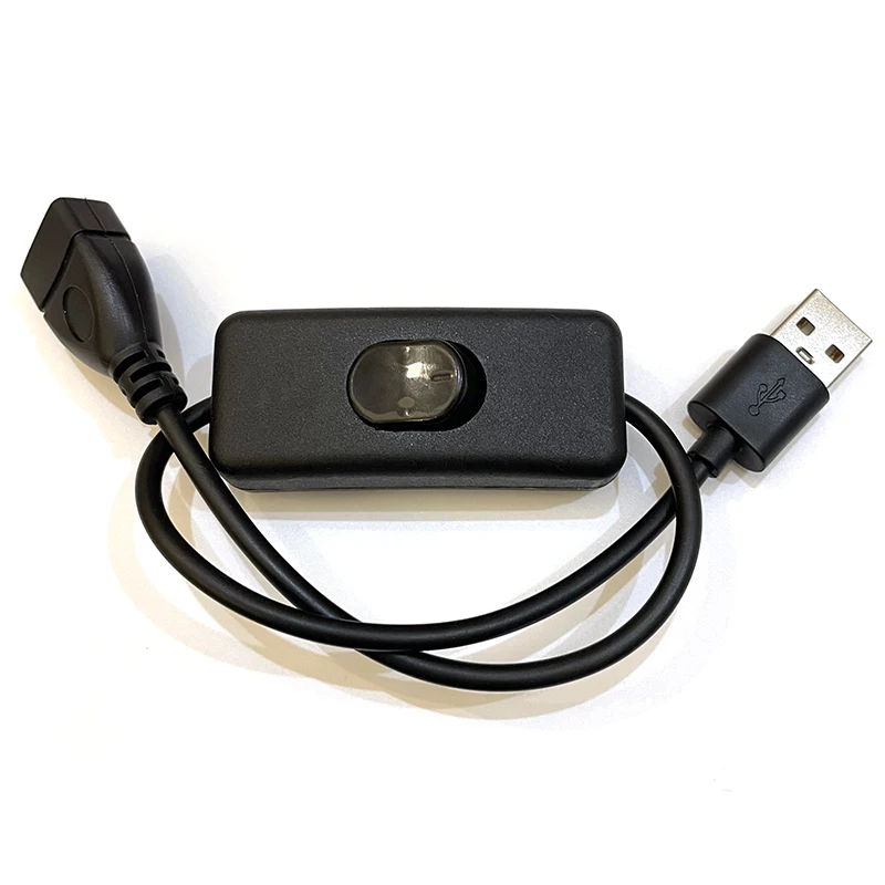 1Pcs USB Cable with Switch ON/OFF Cable Extension Toggle for USB LED String USB Gadget USB Power Supply Device Tools ﻿