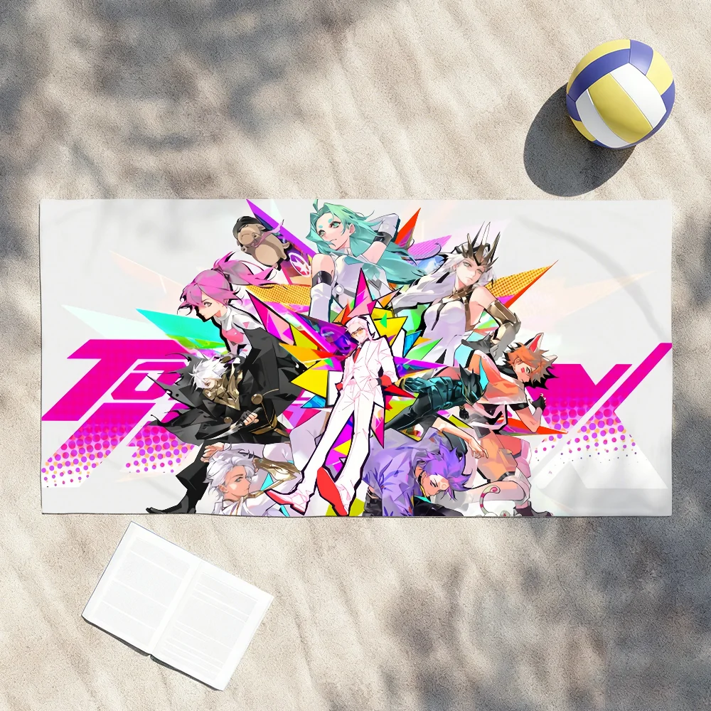 TV Anime To Be H-Hero X Towel Soft Lightweight Anti-Sand Large Beach Towel Quick-Drying Bath Sports Family