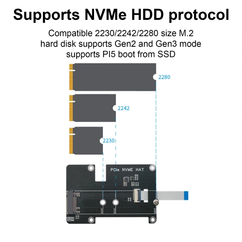 

M.2 M Key NVMe PCIE M.2 M Key NVMe M.2 M Key Solid States Expansion Board Support for 2230 2242 2280 Size M.2 M