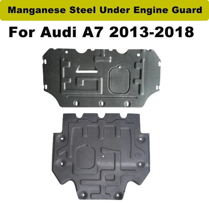 

For Audi A7 2013-2018 Car Accessories Manganese Steel Under Engine Guard Protection Device Engine Bonnets Hot Sale