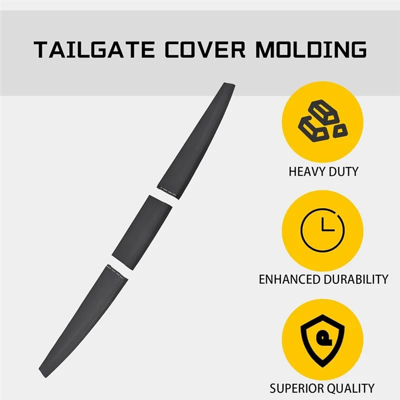 

A77Q-Tail Gate Top Lip Cover Protector Molding Spoiler Cap For Dodge Ram 1500 2500 3500 CH1909100 55372052AH