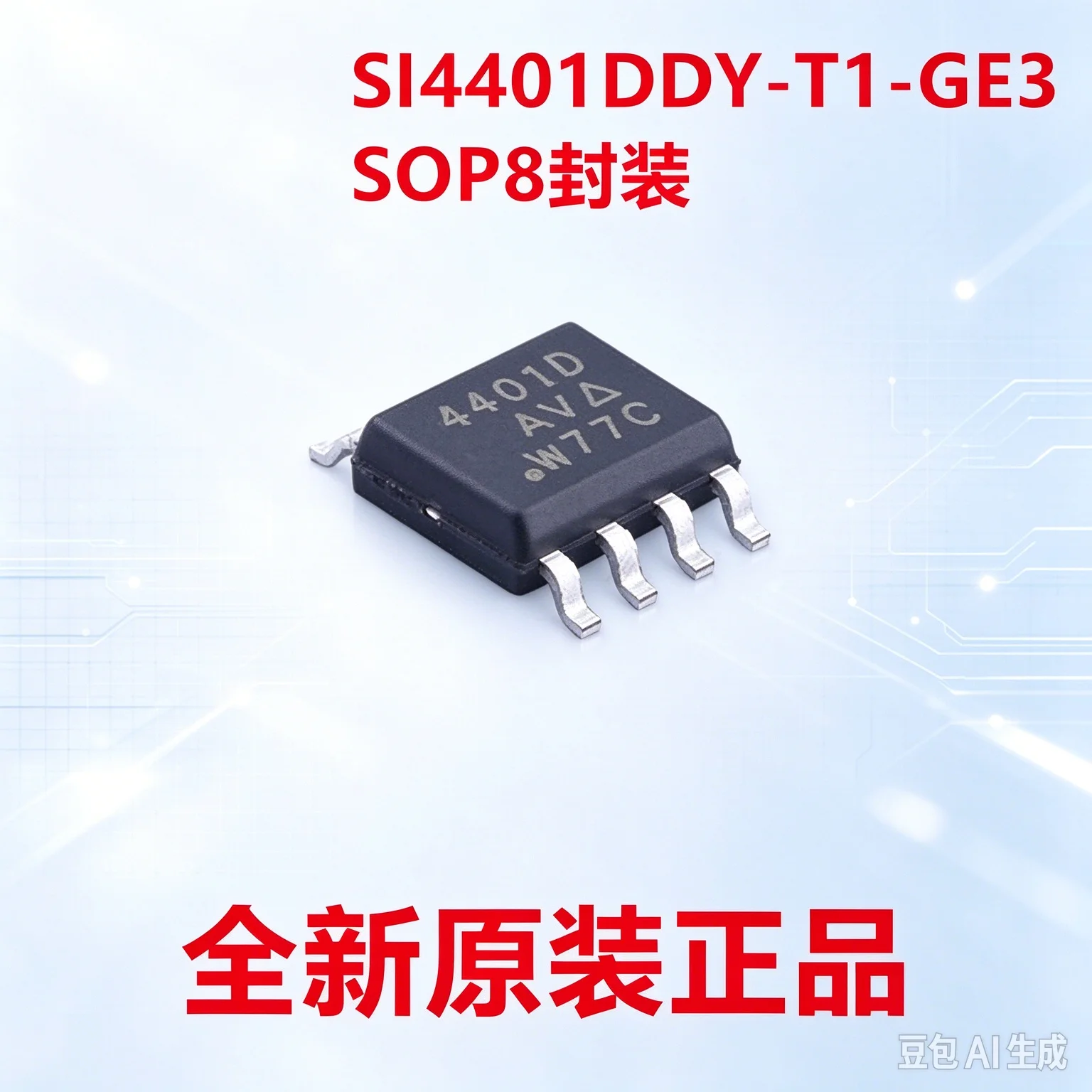 20pcs for SI4401DDY‑T1‑GE3 Marking 4401D SOP8 P‑Channel MOSFET New Original