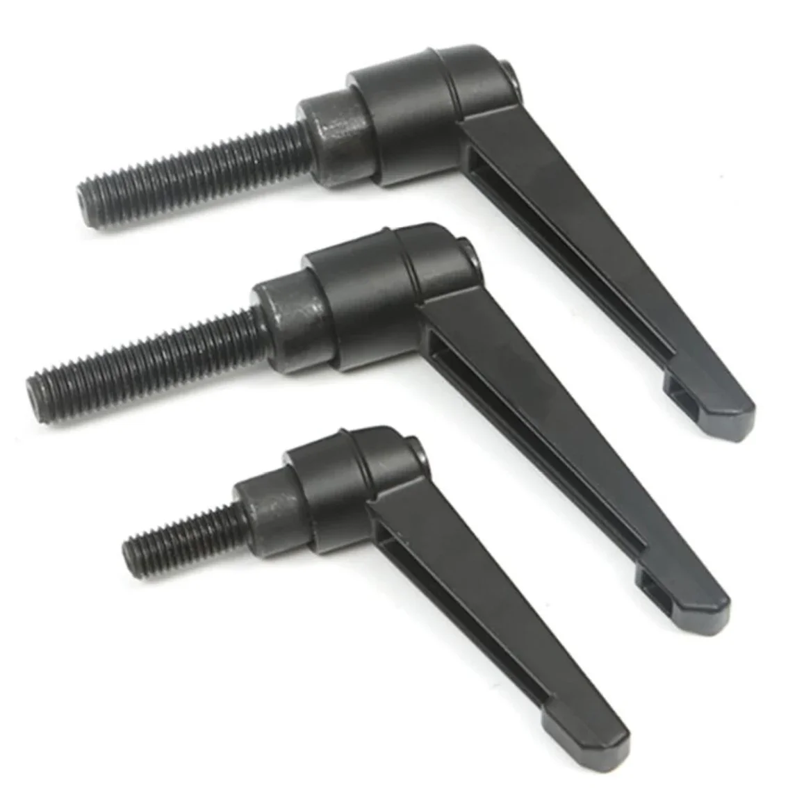 1/2PCS M4 Thread Length 10/12/16/20/30/35mm Clamping Lever Adjustable Handle Locking External Male Thread Knob Machinery Parts