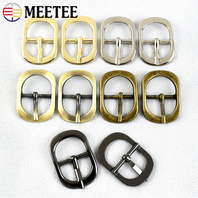 5/10/20Pcs 20mm Men Women Metal Belt Buckles Bags Shoes Pin Buckle Handbag Strap Clasp DIY Leather Crafts Sewing Accessories