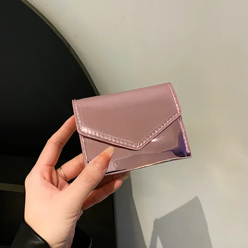 Simple Fashion Lady Card Holder Purse Women Purse Card Wallet Fashion Pu Leather Small Bags for Female Bags Credential Holder