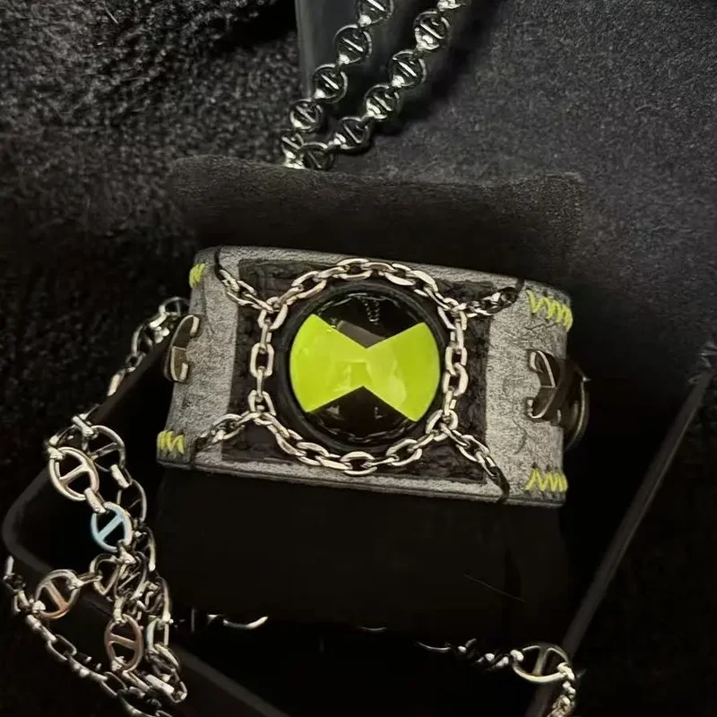 Omnitrix Ben10 للجنسين قابل للتعديل سوار معصم من السيليكون اليدوية الشرير العصرية أنيمي بطل بن تينيسون تأثيري الألعاب التبعي