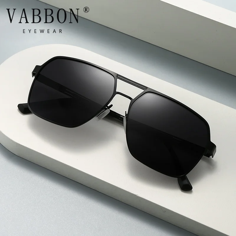 Vabbon جديد الرجال إطار مربع الاستقطاب النظارات الشمسية المألوف في الهواء الطلق اللون تغيير نظارات القيادة الصيد المضادة للأشعة فوق البنفسجية النظارات الشمسية الرجال 5151