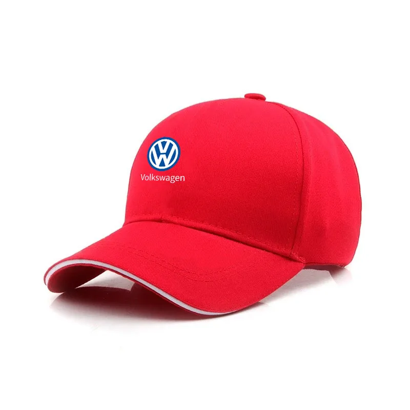 Car Sun Cap For VW GOLF RLine GTI T-ROC Touareg Polo Tiguan PASSAT Hat Car MOTO GP Racing Baseball Cap Hat Adjustable Casual Hat