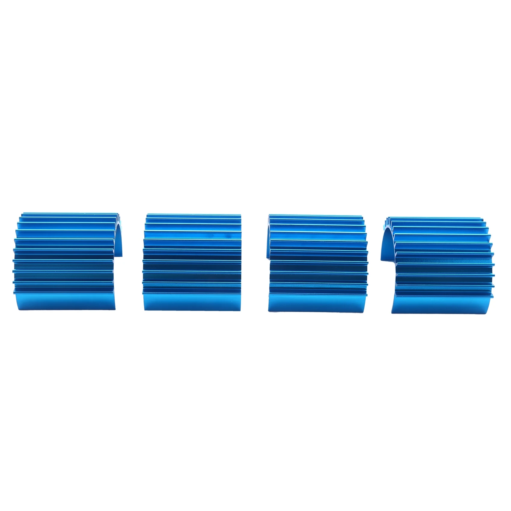 Aluminum 370 380 Motor Heat Sink Heatsink Cooling Fins for RC HSP Tamiya Traxxas 1/16 Car (Pack of 4)