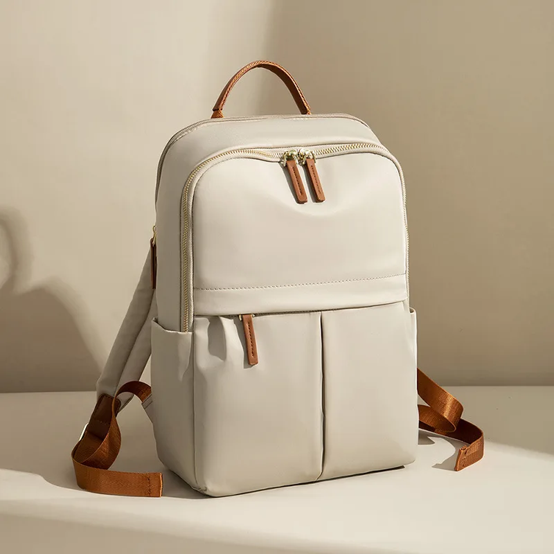 21 laptop backpack The Assembly | QT while the front zippered The gear brings us Color:fog-pink Filter_Gender_Women