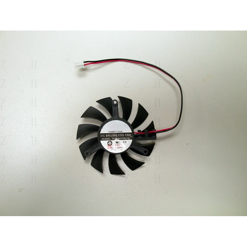 Z  Cooler Fan For ATI NVIDIA Video Card Power Logic PLD06010S12L 55mm 2 Pin