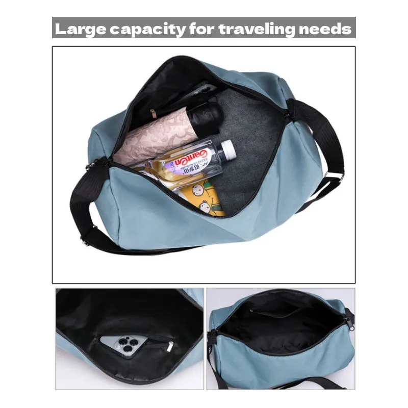 Bolso cruzado informal de viaje para mujer, bolsa de gimnasio de hombro, ultraligera, mochila de Yoga, impermeable, bolsa de entrenamiento deportivo