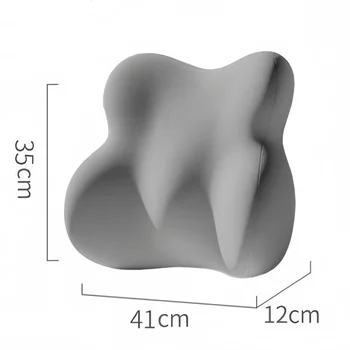 2026 Memory Sponge Waist Pillow Lumbar Orthopedic Pillow Office Chair Backrest Chiropractic Pillows Ergonomic Lumbar Support Pad - Image 6