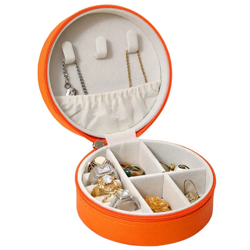 

sublimation blank round jewelry box have 11colours hot transfer printing consumables 6pcs of lot