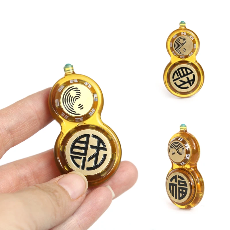 Pei Cucurbit Spinner Fidget Slider Metallo Fidget Toys Strumento ADHD Anti-ansia Giocattoli da scrivania Giocattoli antistress Giocattoli Fidget